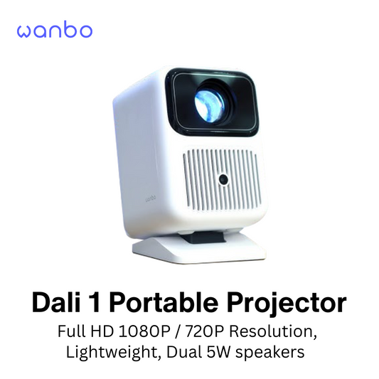 Wanbo Dali 1 Portable Projector Auto Focus Obstacle Avoidance Android 9.0 HIFI Speaker Projector VMI