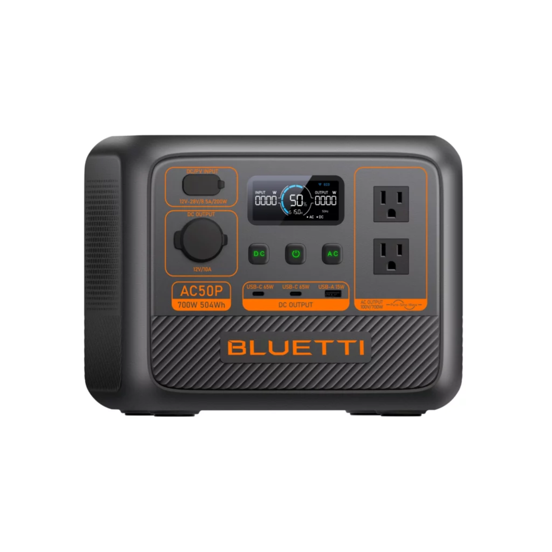 BLUETTI AC50P 500Wh 700W Portable Power Station