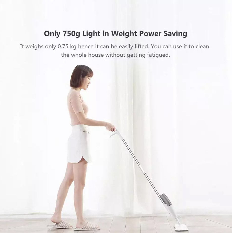 Deerma TB500 Water Spray Mop 360 Degrees Rotating 350mL Water Tank Mop-VMI DIRECT