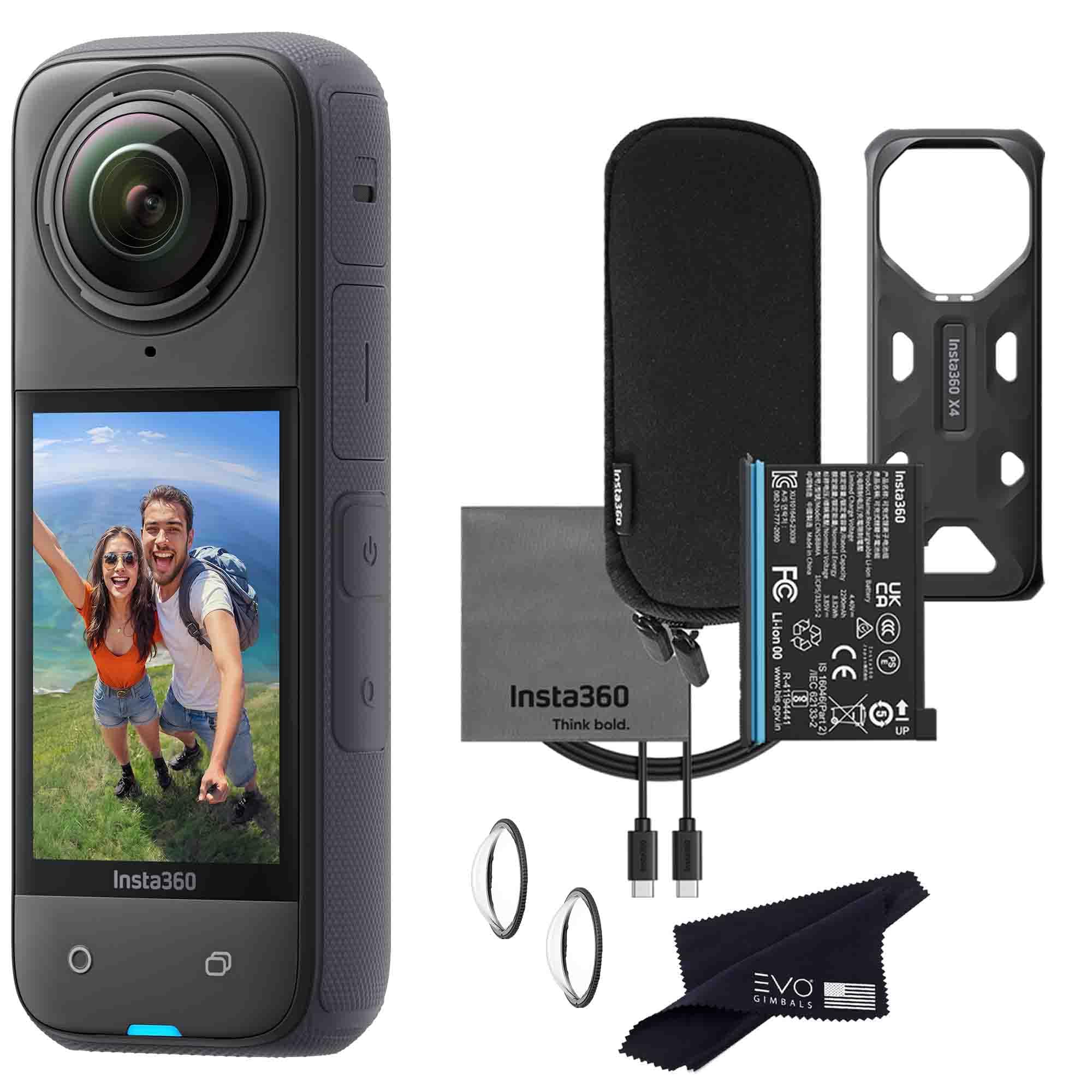INSTA360 x4 8K Resolution 360° Capture Sport & Panoramic Action Camera