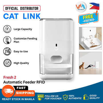 CATLINK Fresh 2 Automatic Feeder 4L Food Storage WiFi Connection APP Control Health Monitoring Real Time Monitoring For Cats and Small Dogs