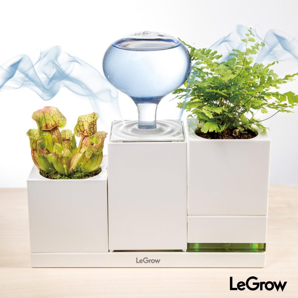 VMI DIRECT LeGrow Smart Indoor Planter with Humidifier - 2 Plant Pots, 1 Humidifier, 1 Water Holding