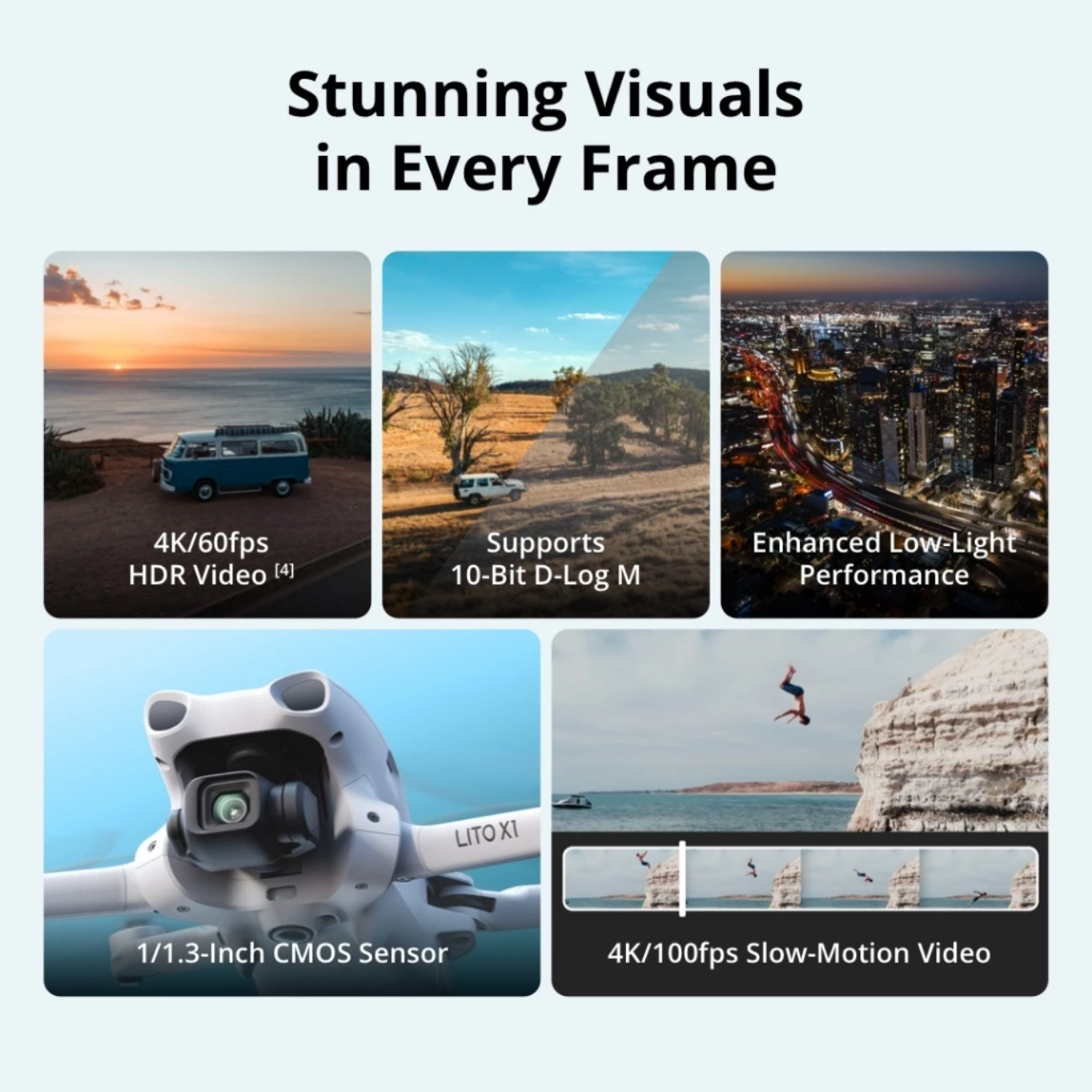 DJI Lito X1 Beginner-Friendly Premium Camera Drone