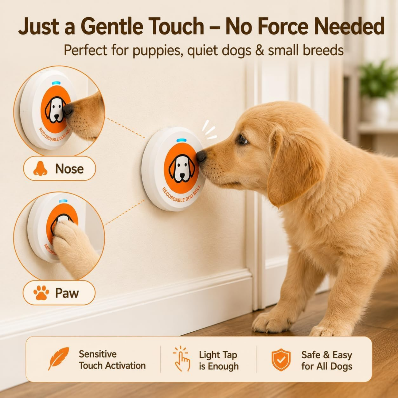 Daytech PB11 Recordable Dog Doorbell