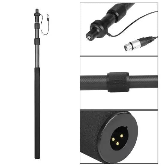 BOYA BY-PB25 CARBON FIBER BOOM POLE W/ XLR CABLE VLOG  AUDIO  CAMERA ACCESSORIES