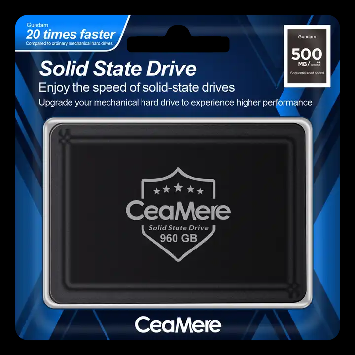 CEAMERE SATA SSD Hard Drives and SATA CABLE 0.2M USB Cable 120GB 240GB 480GB 960GB Transfer Data Quickly Easy Compatibility High Speed Internal Solid State Disk Hard Drive SATA 3 2.5 inch for Laptop Desktop PC SSD - VMI Direct