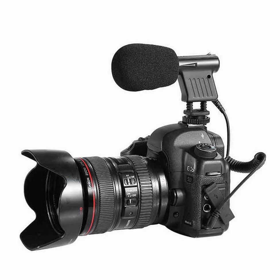 Boya BY-VM01 Directional Video Condenser Microphone for Canon Nikon DSLR Camcorder