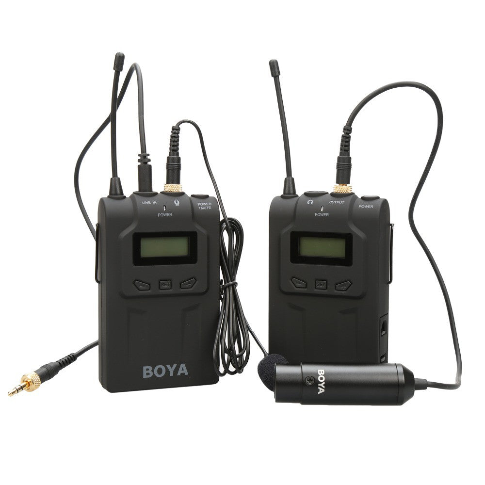 BOYA BY-WM6 Wireless Lavalier Microphone System for DSLR Camera Camcorder