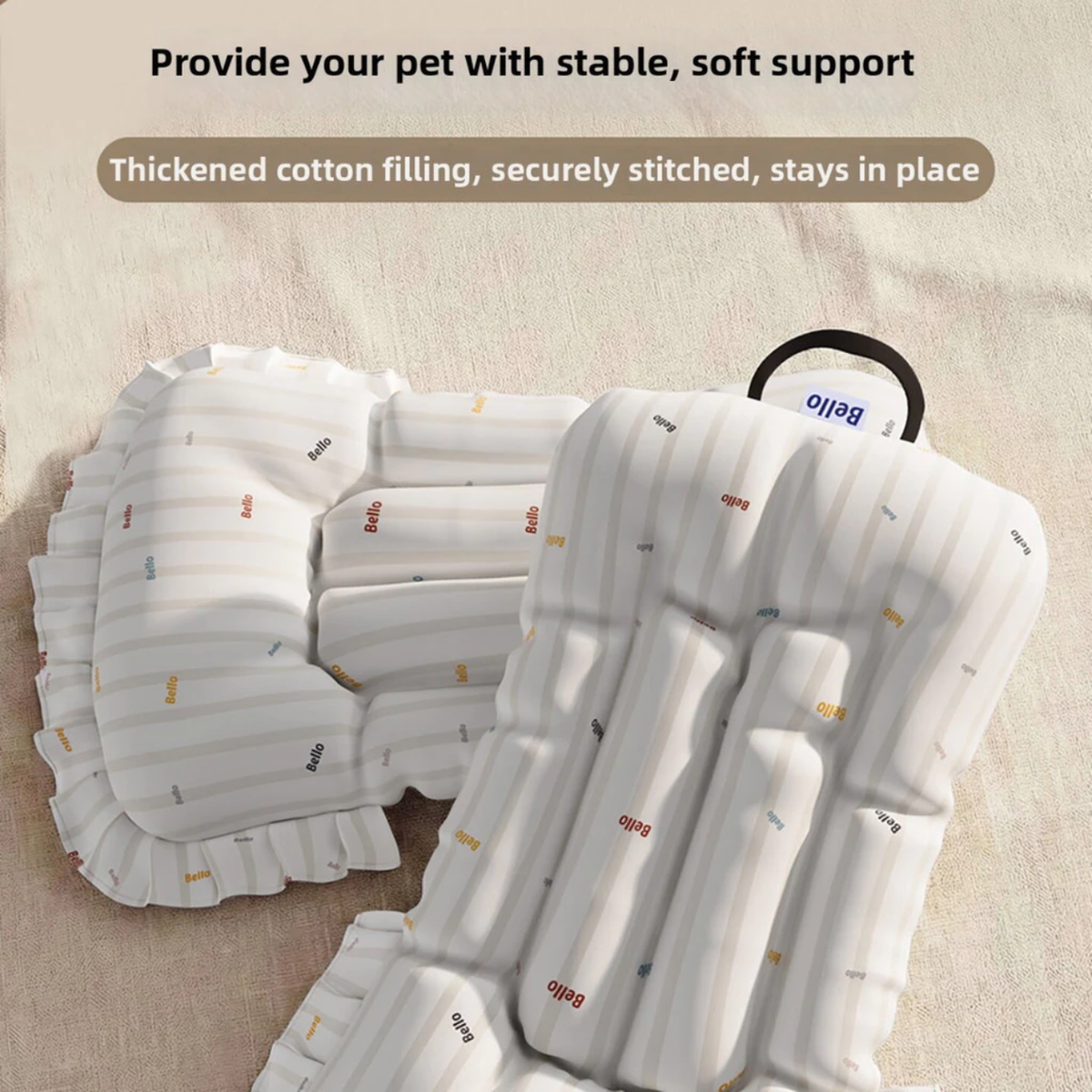Bello Pet Stroller Comfort Mat and Front Cushion Accessories