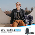 BOYA M1S lapel microphone with low handling noise, perfect for accurate voice recording