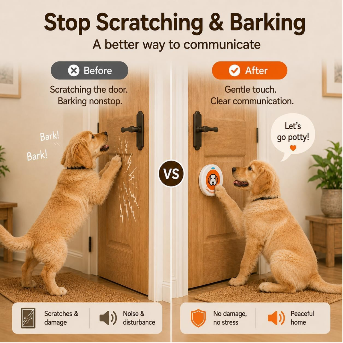 Daytech PB11 Recordable Dog Doorbell