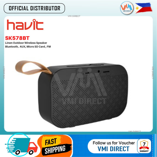 VMI DIRECT Havit SK578BT Linen Outdoor Wireless Speaker