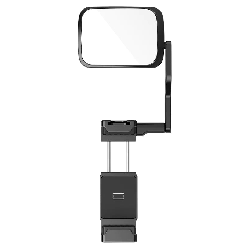 UlanzI ST-30 Phone Clip and Flip Mirror Kit with 360 Degree Rotation and Cold Shoe Mount Mirror VMI