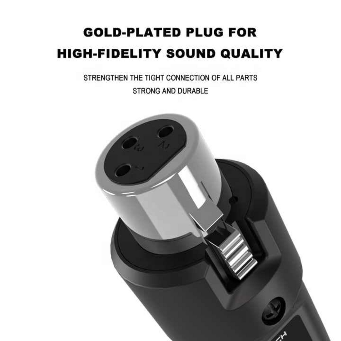 Xtuga K1 K2  Mic Converter Rechargeable 2.4GHz Wireless Microphone Transmitter Receiver Audio Mixer Compact Wireless Guitar for Mic System with Reliable Signal Transmission