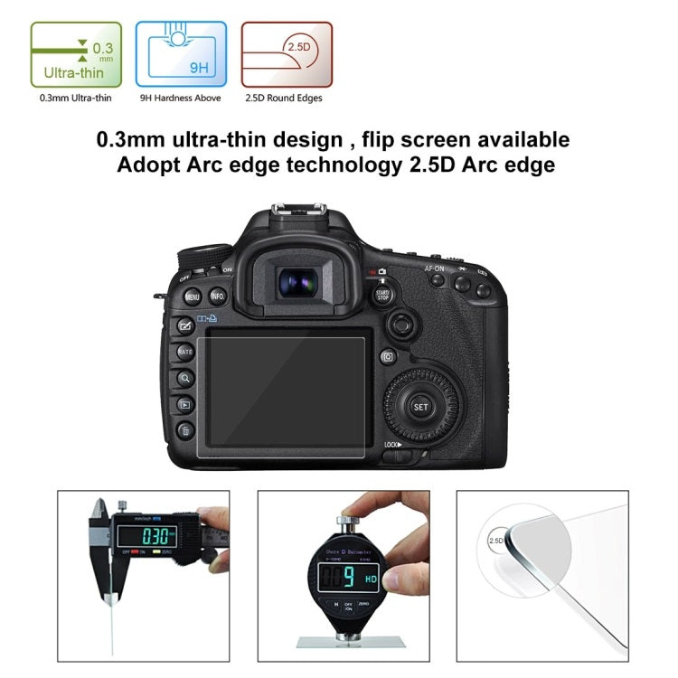 9H Tempered glass for mirrorless camera with ultra-thin design and arc edge technology