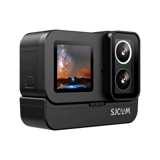 SJCAM SJ20 Dual Lens Action Camera 4K Resolution Video 6 Axis Gyroscope Stabilization Wifi 16ft Waterproof f/1.3 Large Aperture Best Night Vison Type C Dual Screen Digital Zoom X8 Action Camera for Live Streaming Time Lapse Sports and Action Camera  - VMI