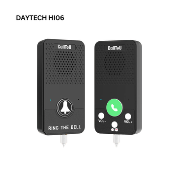 Daytech HI06 ChunHee Calltou Long Range Doorbell Wireless Intercom System For Home Full Duplex 2-Way Radio Adjustable Volumes Handsfree Room to Room Communication Wireless for House Apartment  Office Classroom Warehouse