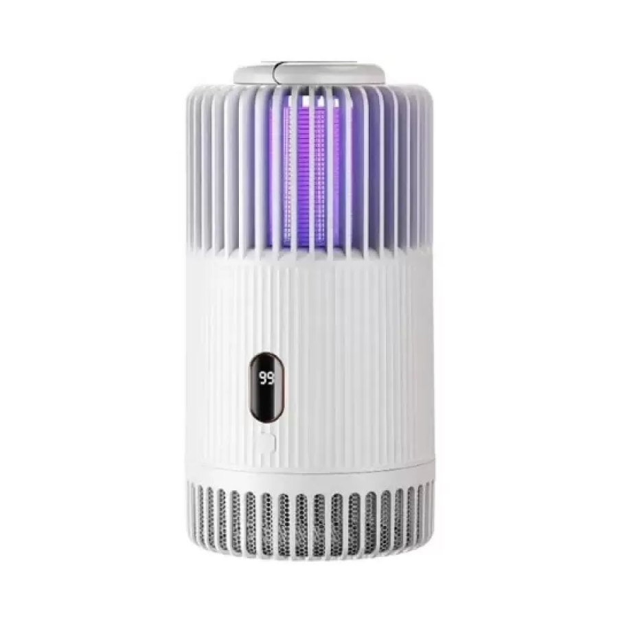 Qualitell K3 2 in 1 Portable Mosquito Killer Lamp 2000mAh Rechargeable Mosquito Trap Lamp Digital Display UV Lamp Repellent Hungable & Standable, Suit for Indoor & Outdoor Use. - VMI Direct