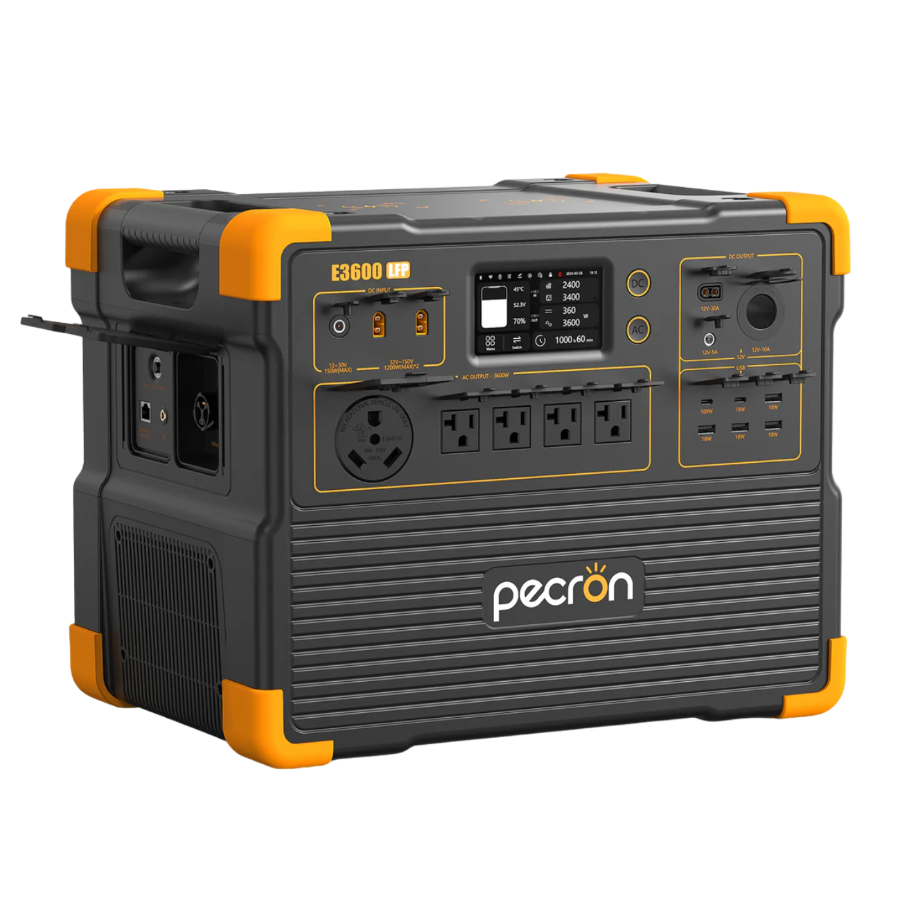 Pecron E3600LFP Portable Power Station up to 11264Wh LiFePO4 Battery