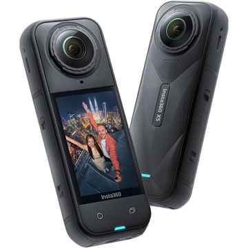 Insta360 X5 360º Waterproof Action Camera with 8K Resolution Superior Low Light Quality
