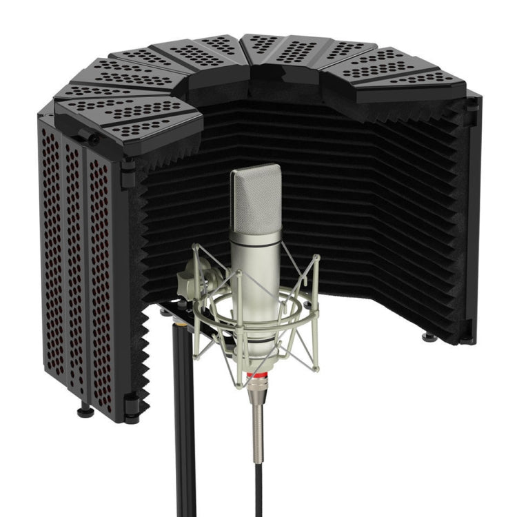 XTUGA Burner Pro Panels Foldable & Portable Microphone Isolation Shield with Top cover New Design VMI Direct