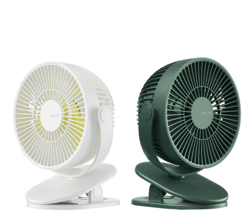 Jisulife FA18S FA29 FA29A 200mAh and 4000mAh Stroller Clip Fan Desktop Fan USB Rechargeable Fan 4 Gears Wind 360° Rotation