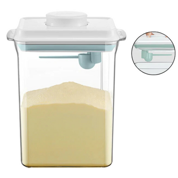 Ankou Airtight 1 Touch Button Milk Powder Storage Container 2300ML 2500ML 4000ML & Aesthetic Opening Pop Up Design