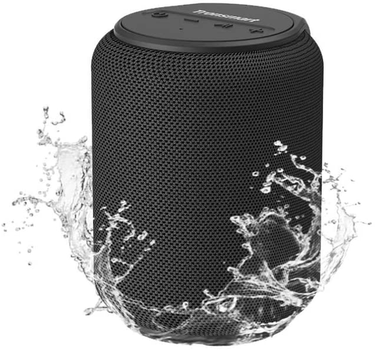 Tronsmart Element T6 Mini Bluetooth Speaker 15W Ultra Portable Speaker with 24 Hours Playtime IPX6 Waterproof Bluetooth 5.0 Wireless Stereo Pairing Voice Assistant Built-in Microphone Wireless Bluetooth Speaker Strong Bass Outdoor Speaker - VMI DIRECT