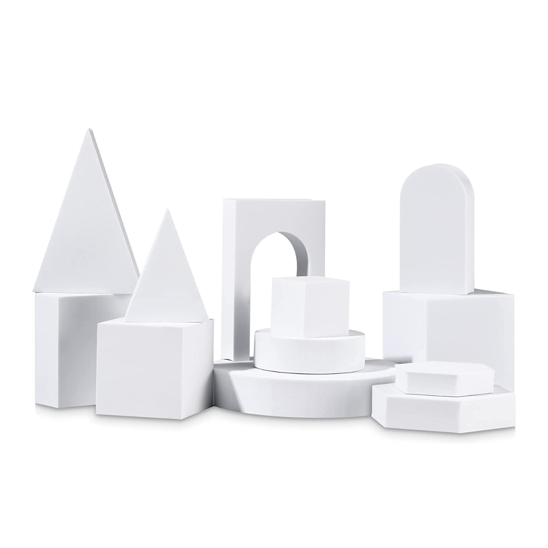 Foam Geometric Cube Photography Props for Jewelry, Cosmetics and Accessories Modeling and Decoration