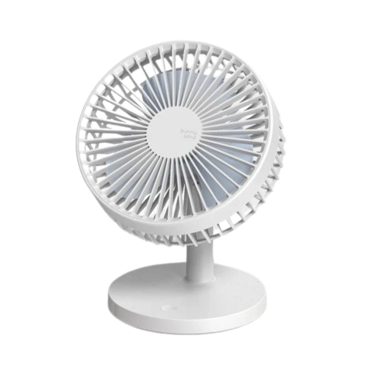 202 USB Charging Home Office Rechargeable USB Desktop Fan Built in Battery Three Speed 2000mAh Three Speed Mini Quiet Portable Rotation Oscillating Desk Table Fan