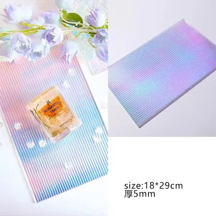 Geometric Photo Props Transparent Acrylic Three-Dimensional Cube Cuboid Cylindrical Glass Ball Photo