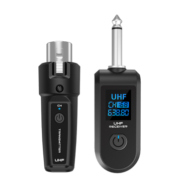 Xtuga K1 K2  Mic Converter Rechargeable 2.4GHz Wireless Microphone Transmitter Receiver Audio Mixer Compact Wireless Guitar for Mic System with Reliable Signal Transmission
