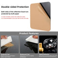 Acrylic Reflective Display Board with double-sided protection for enhanced photography and studio lighting
