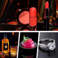 Acrylic Reflective Display Board showcasing beauty products, seafood, and a diamond ring for vibrant photography