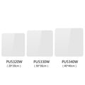 Acrylic Reflective Display Board set in three sizes 20x20cm, 30x30cm, and 40x40cm for studio lighting