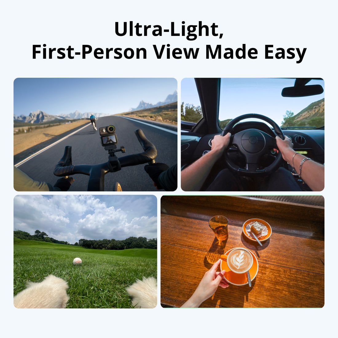 DJI Osmo Nano - Ultra-Light Magnetic Mounting 1/1.3" Sensor 4K 60fps 143° View IPX4 Splash-Proof