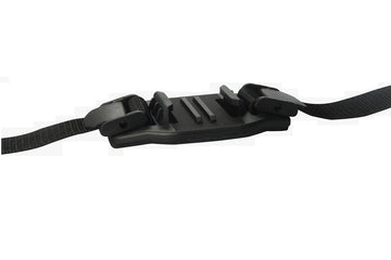 AEE Adjustable Vented Helmet Mount with durable straps for secure fitting on helmets