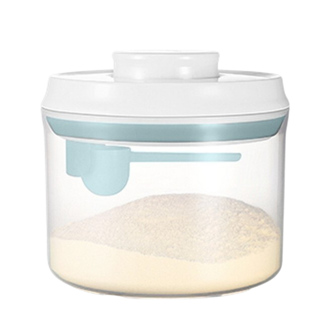 VMIDirect airtight milk powder container with a scoop for easy measuring and storage