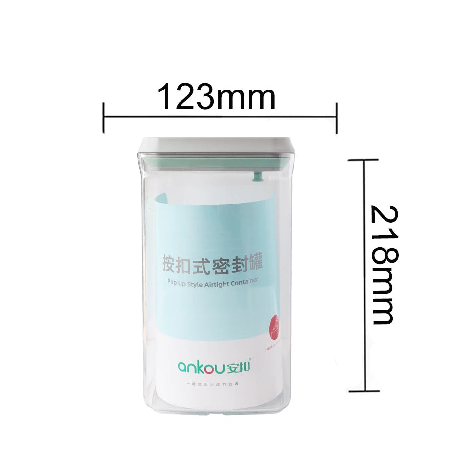 VMIDirect airtight food storage container with a pop-up style for keeping food fresh