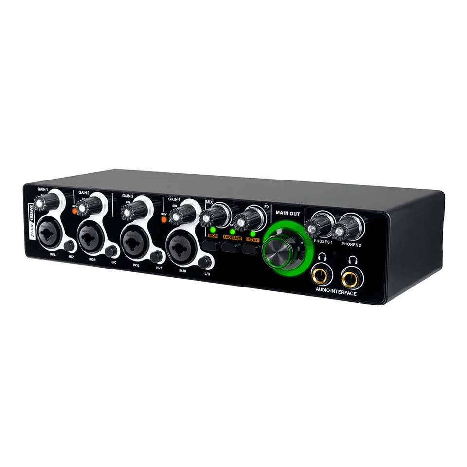 VMIDirect Audio Interface Studio Sound Card with multiple input outputs and adjustable gain controls
