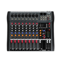 Professional Audio Mixer Console with multiple channels, effects, and Bluetooth connectivity for musicians and DJs