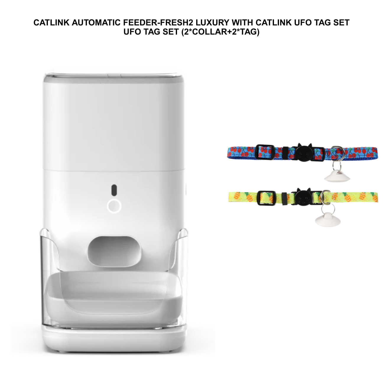 CATLINK Fresh 2 Automatic Feeder 4L Food Storage WiFi Connection APP Control Health Monitoring Real Time Monitoring For Cats and Small Dogs