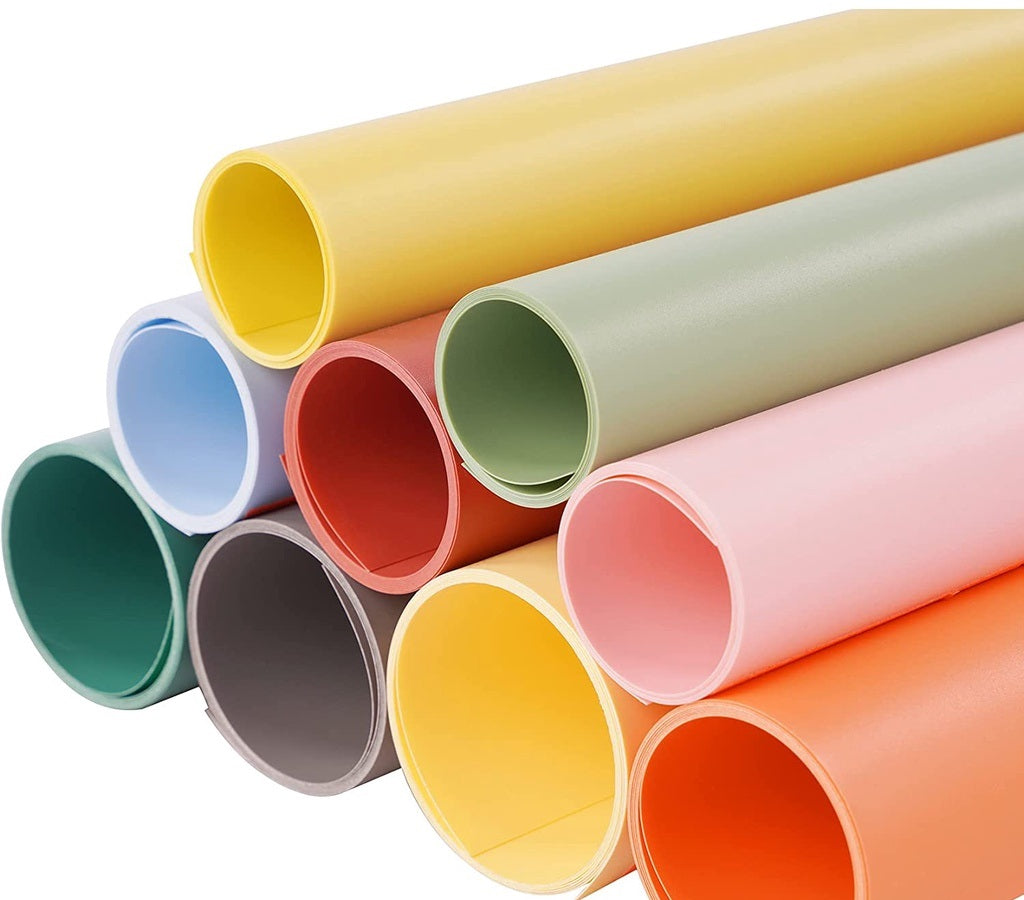 Colorful VMIDirect background paper rolls for photo shoots and events, ideal for background props