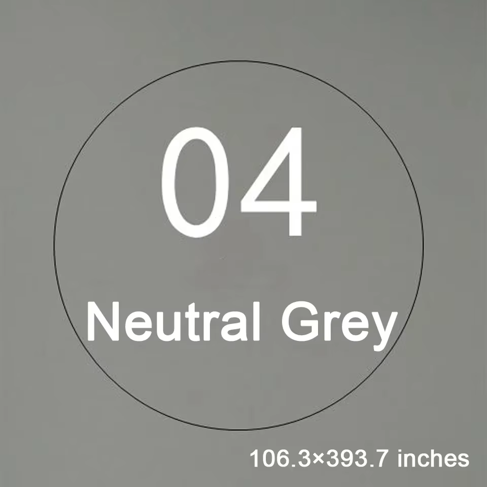 VMIDirect Neutral Grey Background Paper 106.3x393.7 inches for Background Props