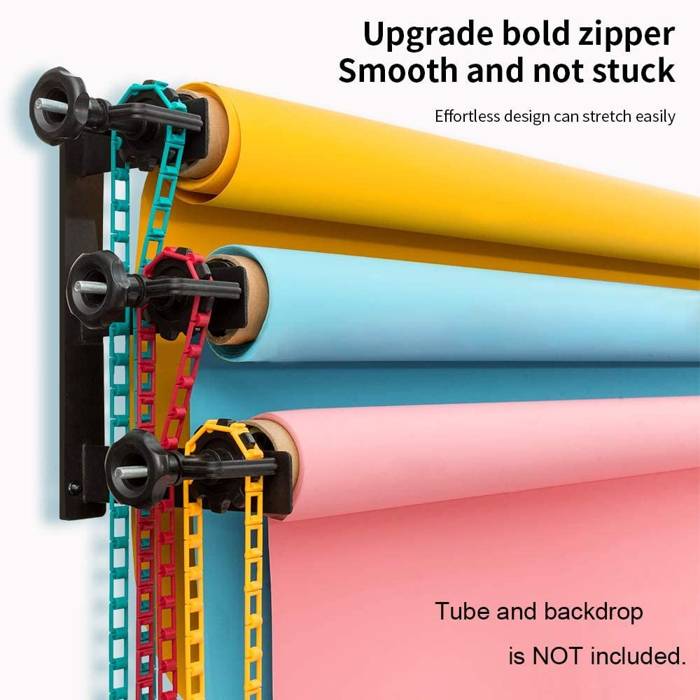 VMIDirect Background Paper Rolls in Yellow, Blue, and Pink for Creative Background Props