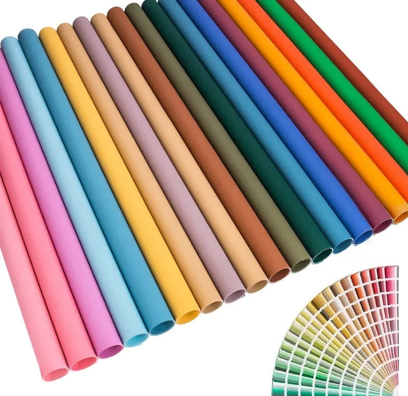 VMIDirect Background Paper Roll Set in Various Colors for Creative Background Props