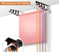 VMIDirect Background Paper with Ceiling Mount and Colorful Background Props for Photography Setup