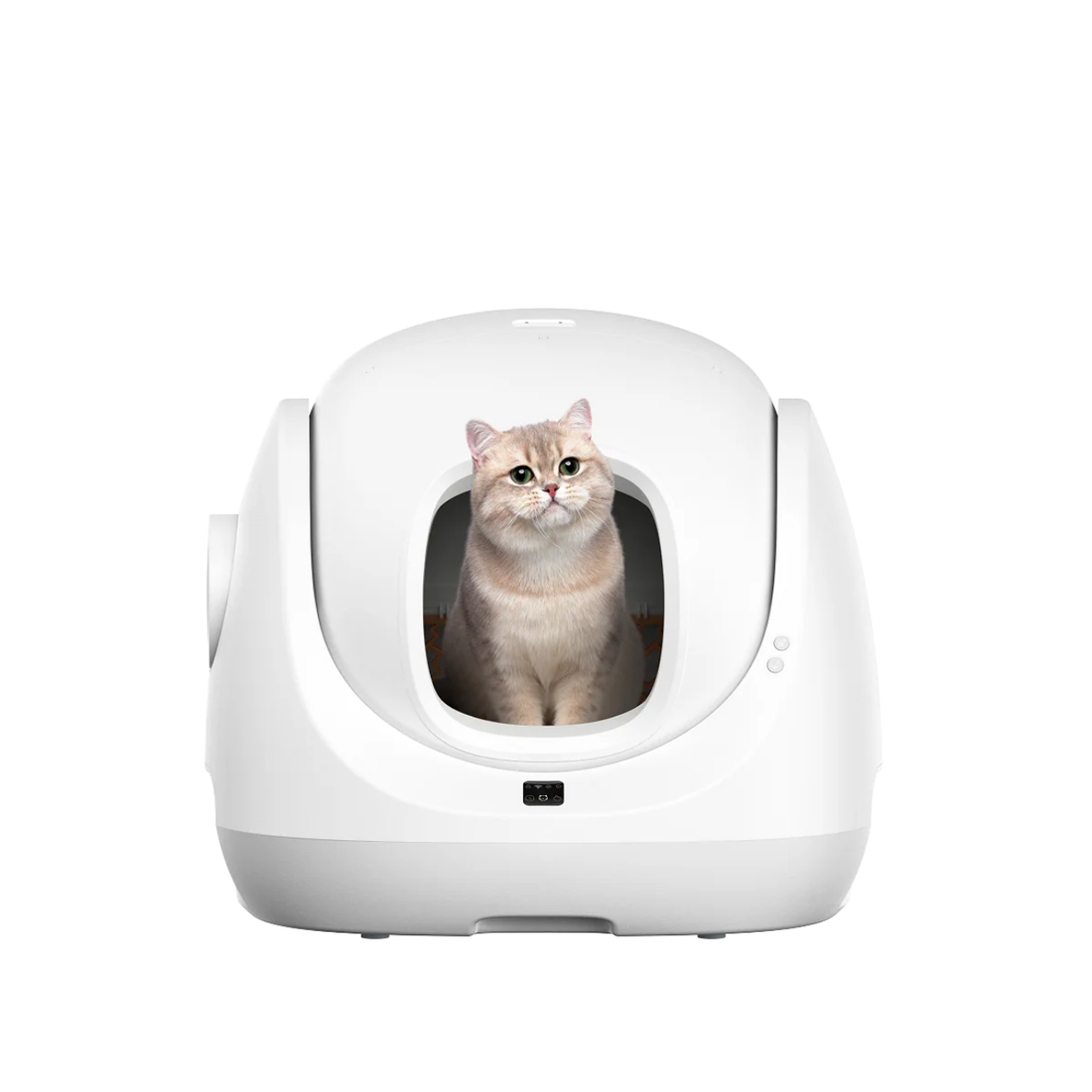 VMI Baymax Scooper SE Cat Litter Box with Modern Design and Comfortable Space for Cats