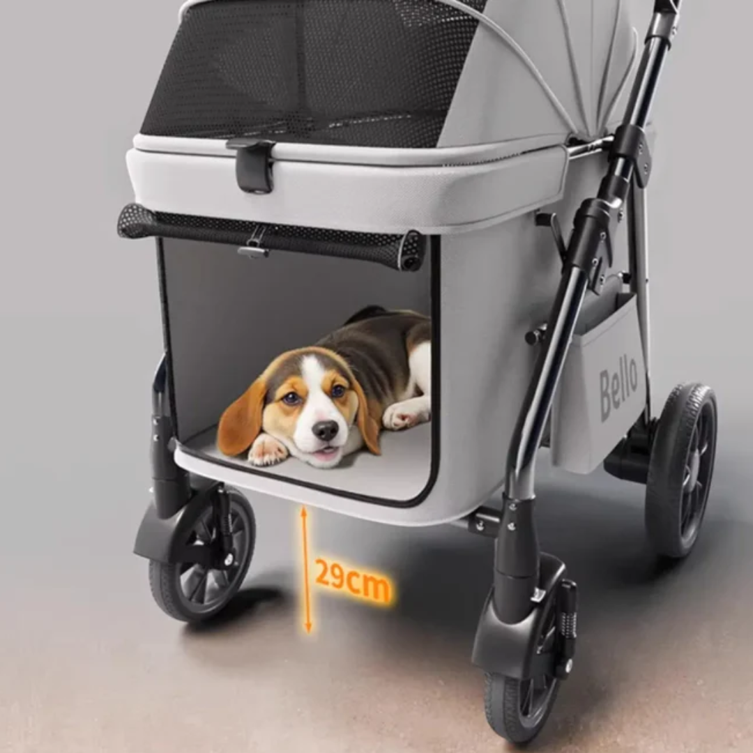 VMIDirect pet stroller with spacious compartment for dogs and easy-to-use wheels