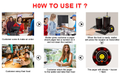 Best Beeper System for Restaurants showing how customers order, receive pager, waiter notifies, and customers enjoy food